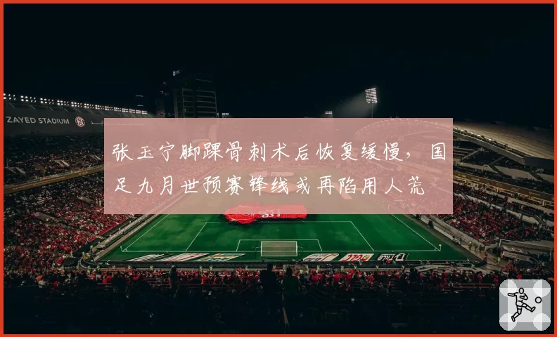 张玉宁脚踝骨刺术后恢复缓慢,国足九月世预赛锋线或再陷用人荒
